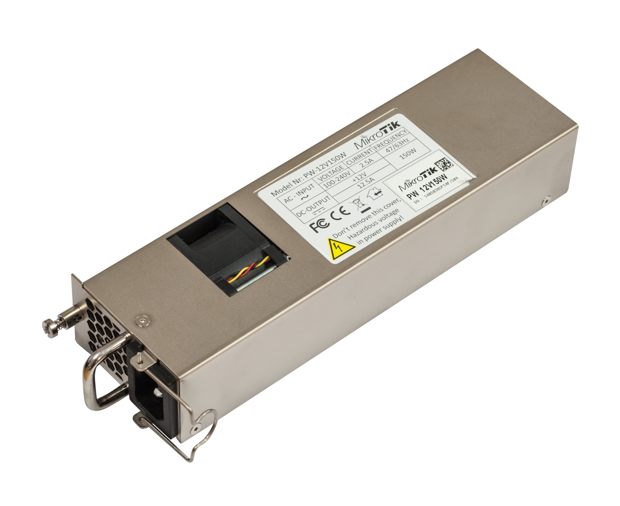 Power supply for CCR1072-1G-8S+