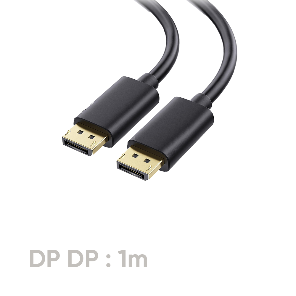 Display Port Cable 1.2 4K 60HZ,Black, 1m