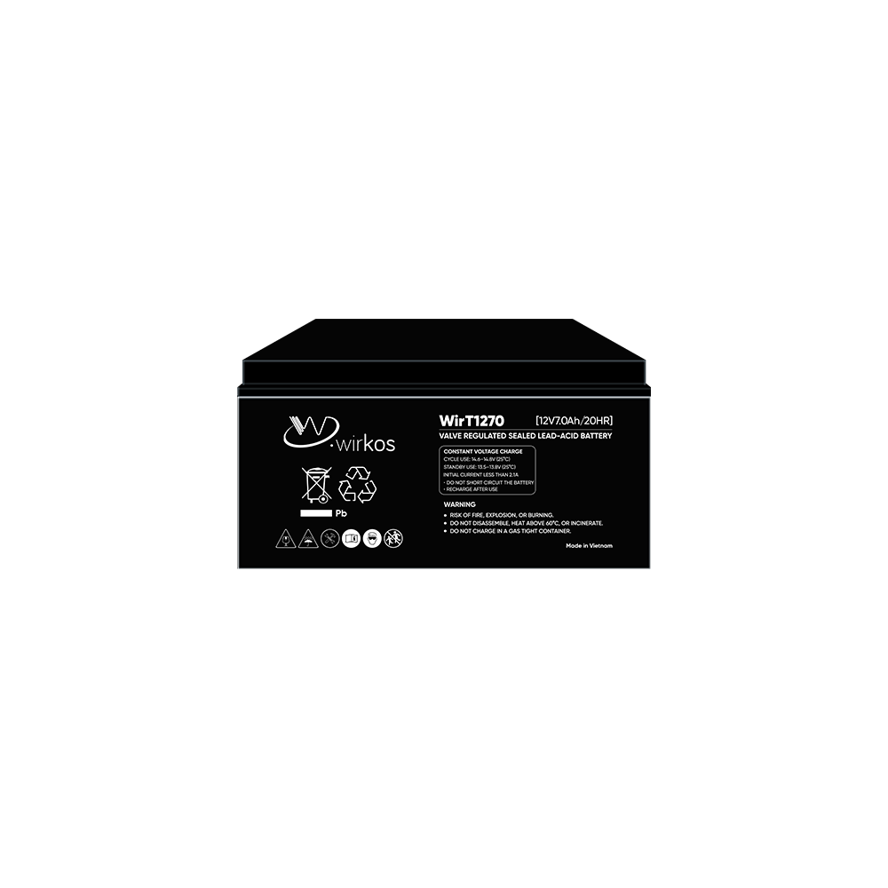 Battery 12V/7AH AGM battery (WirT1270)
