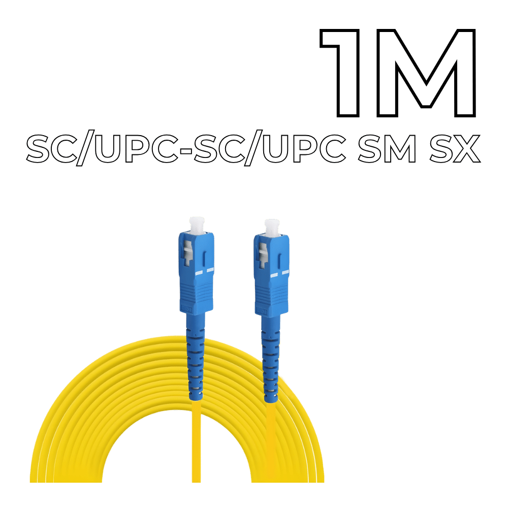 Приклучен кабел SC/UPC-SC/UPC SM SX 1m