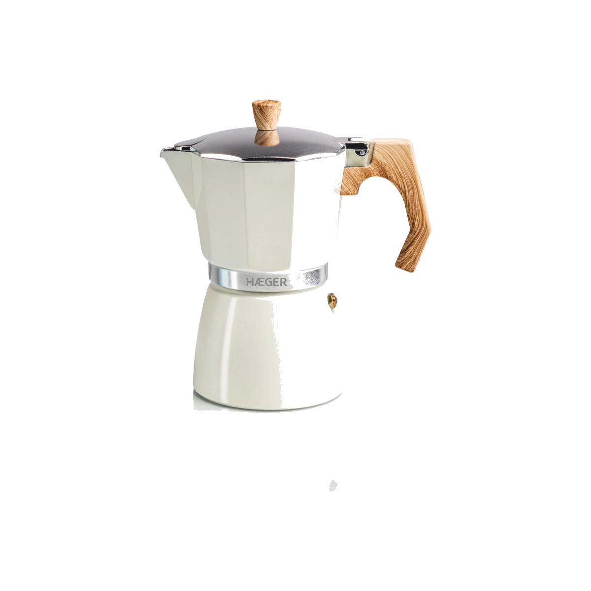 Мока апарат HAEGER MOKA POT 6 BEIGE