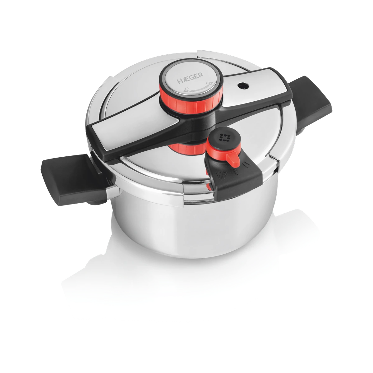 Електричен експрес лонец HAEGER Easy Cooker 2 in 1 INOX 6L